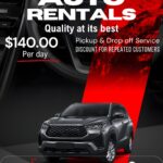 Elite's auto rental facebook ad
